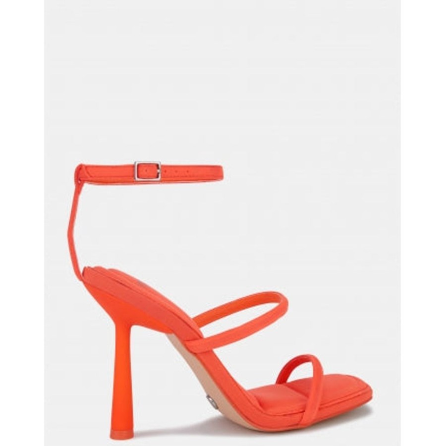 Novo Shoes Novo Strappy High Heels | Novo Women'S Zharna Fast Fashion Orange