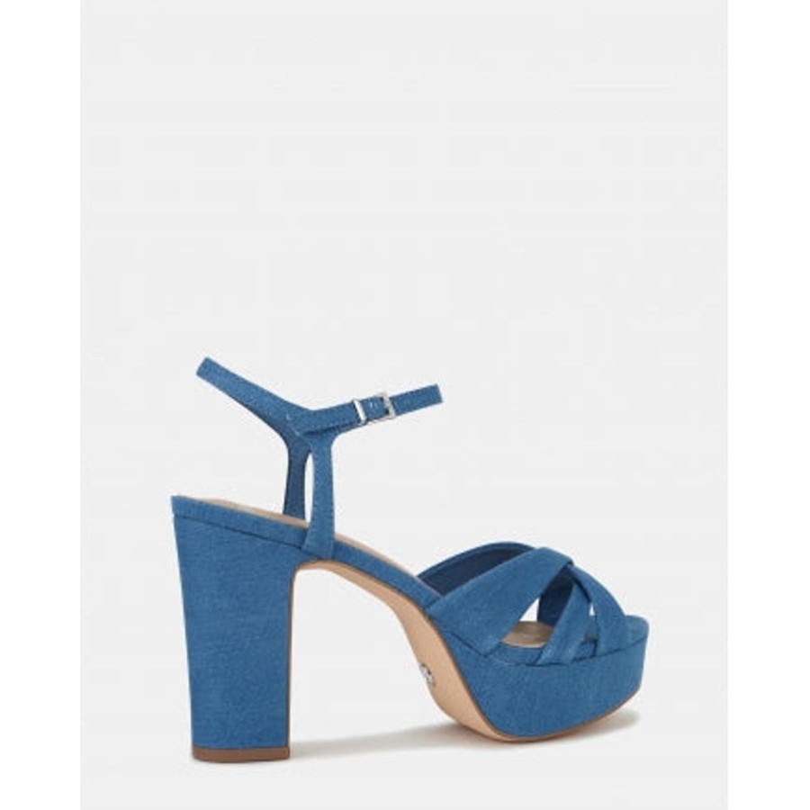 Novo Shoes Novo Strappy High Heels | Novo Women'S Luella Strappy - High Heel Denim