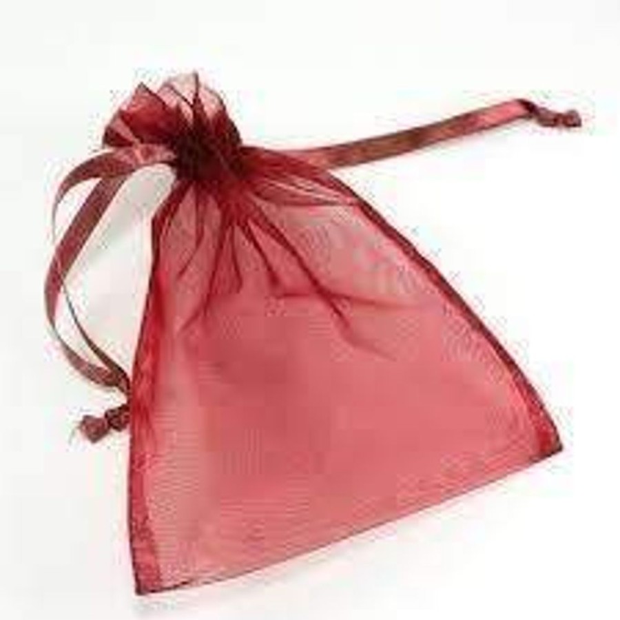 Organza Bags Trestina | Organza Bags (100Pcs) Maroon