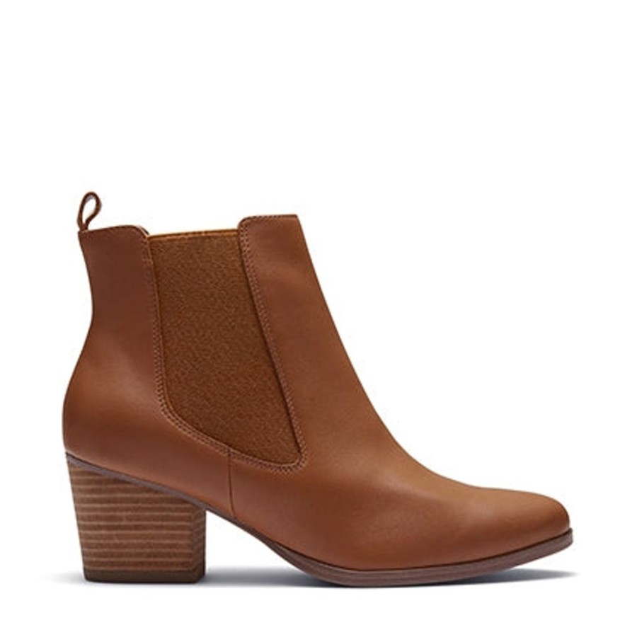 Novo Shoes Novo Leather Boots | Novo Women'S Kaleah Boots Tan