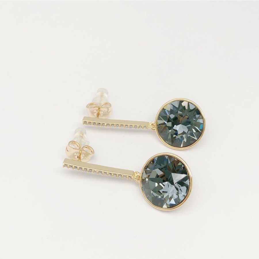 Jewellery Trestina Drop | Amiyah - Swarovski Element Earrings Blue