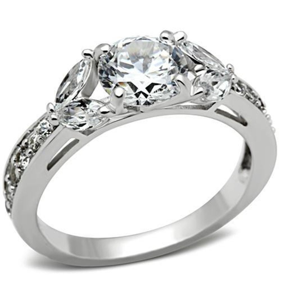 Jewellery Trestina | Della - 925 Sterling Silver Cubic Zirconia Ring