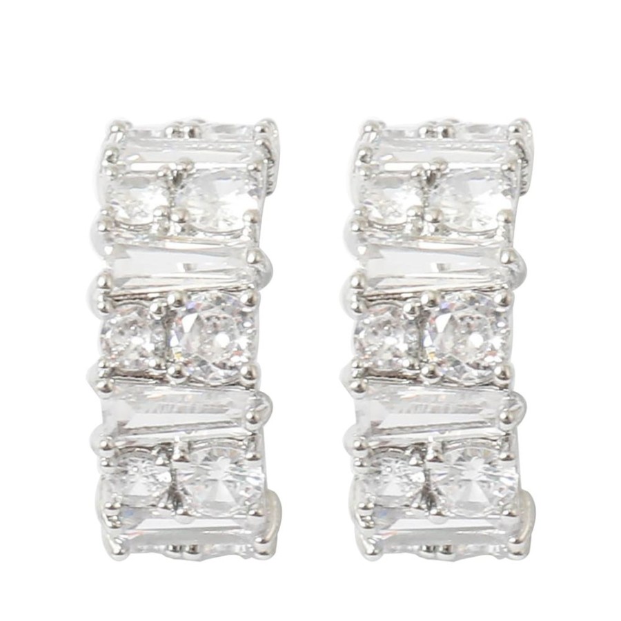 Jewellery Trestina Hoops | Andrea - Hoop Earrings Silver