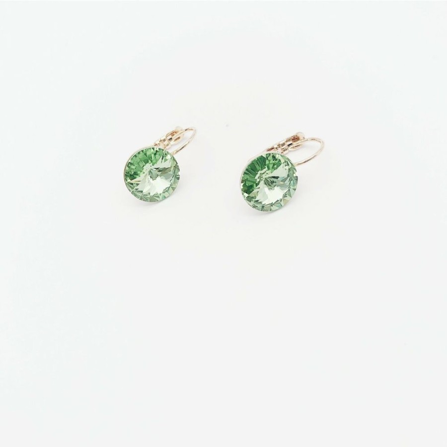 Jewellery Trestina Drop | Amily - Swarovski Element Earrings Green