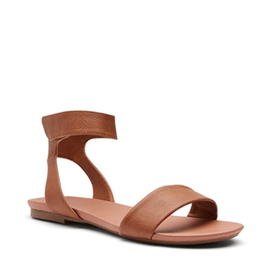 Novo Shoes Novo Strappy Sandals | Novo Women'S Story Strappy - Flat Tan