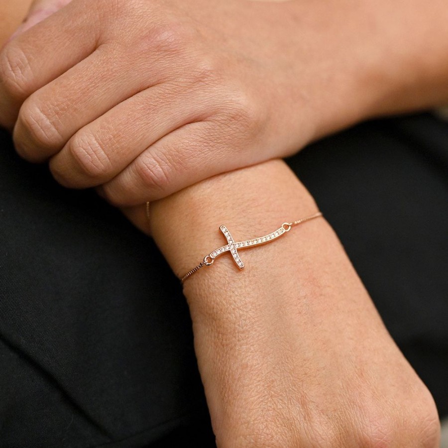 Jewellery Trestina Cross Bracelets | Bailey - Cross Bracelet