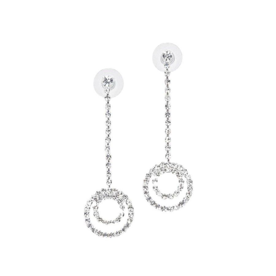 Jewellery Trestina Drop | Anjo - Drop Earrings Silver