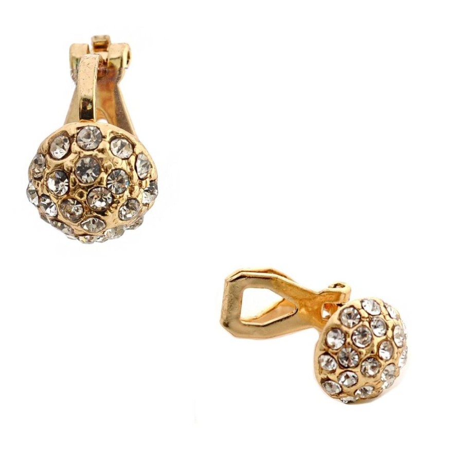 Jewellery Trestina Clip Ons | Akiva - Clip On Earrings Gold