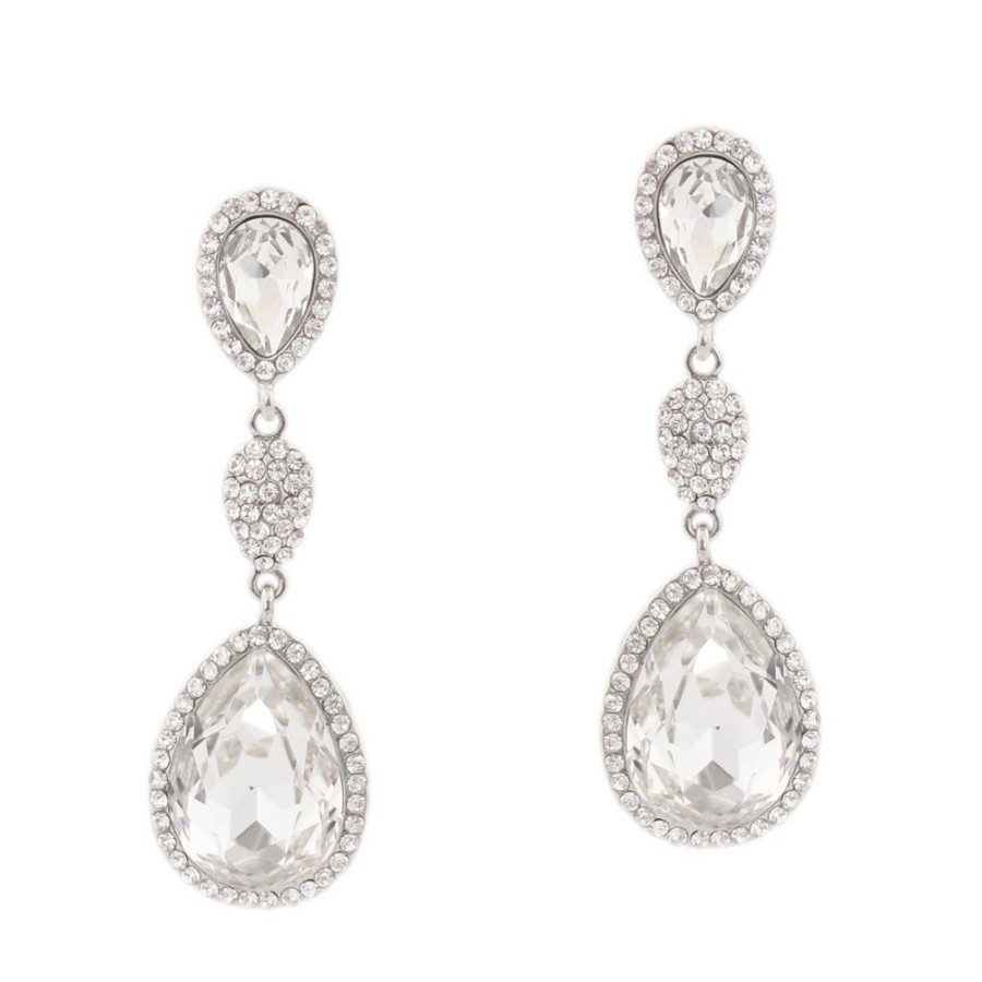 Jewellery Trestina Drop | Amalia - Drop Earrings Silver