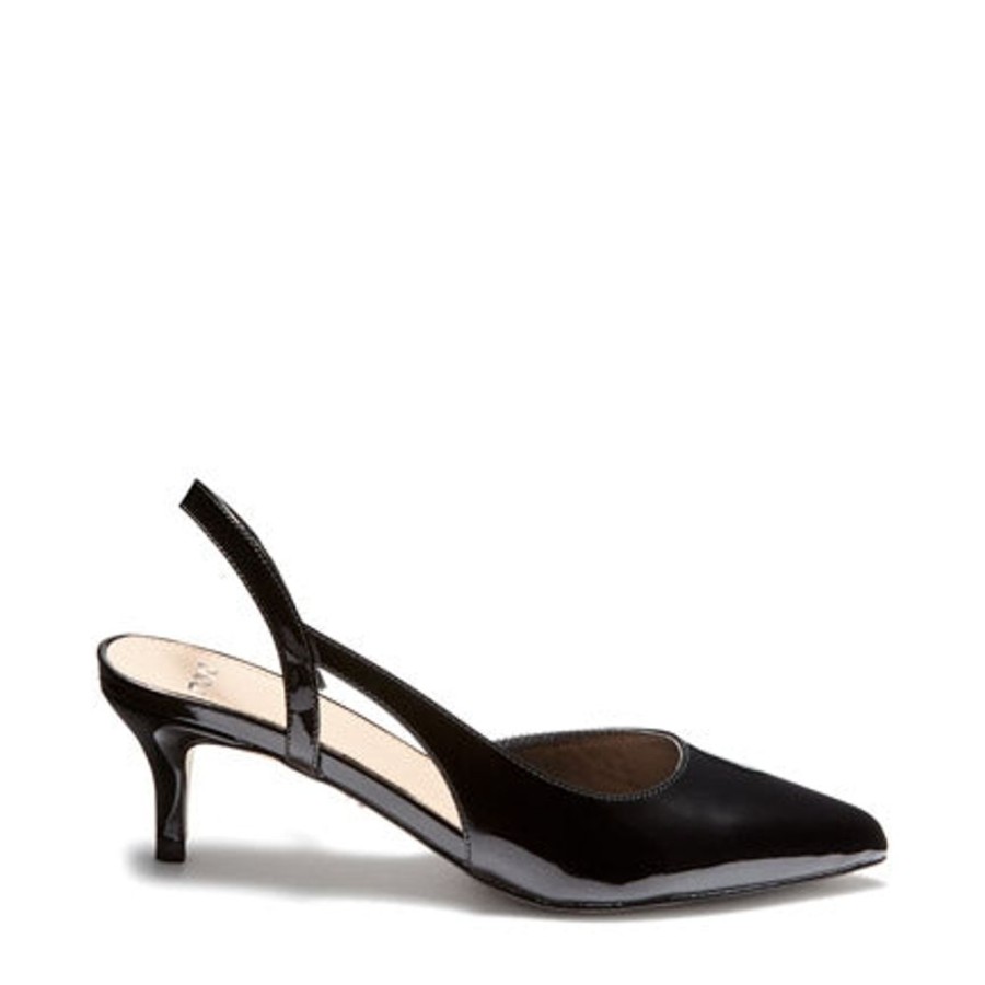 Novo Shoes Novo Court Low Heels | Novo Women'S Iro Court Black Patent