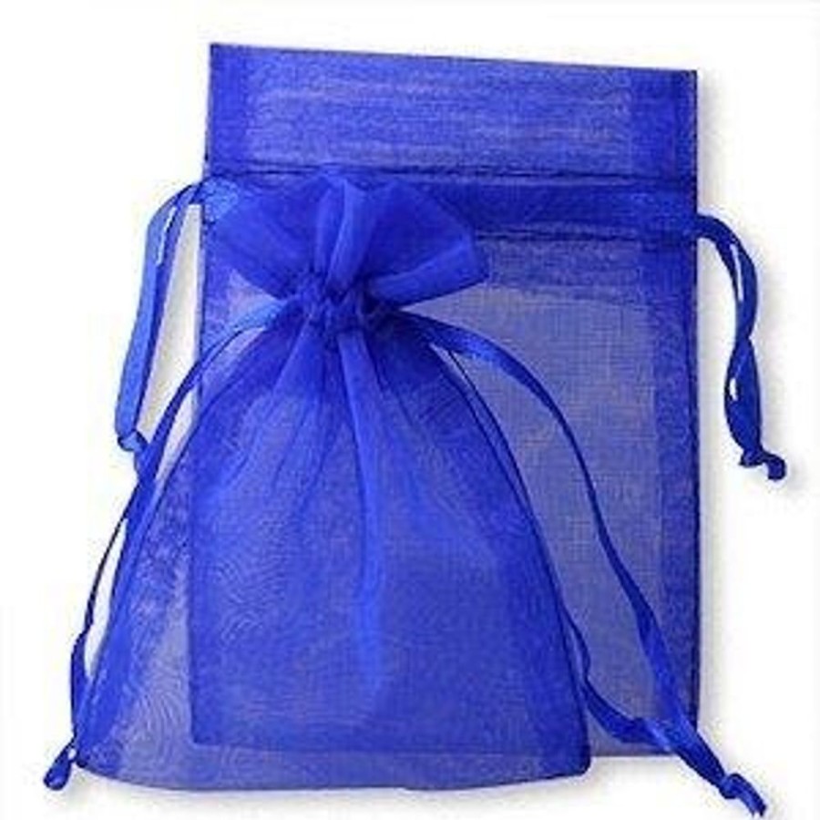 Organza Bags Trestina | Organza Bags (100Pcs) Royal Blue