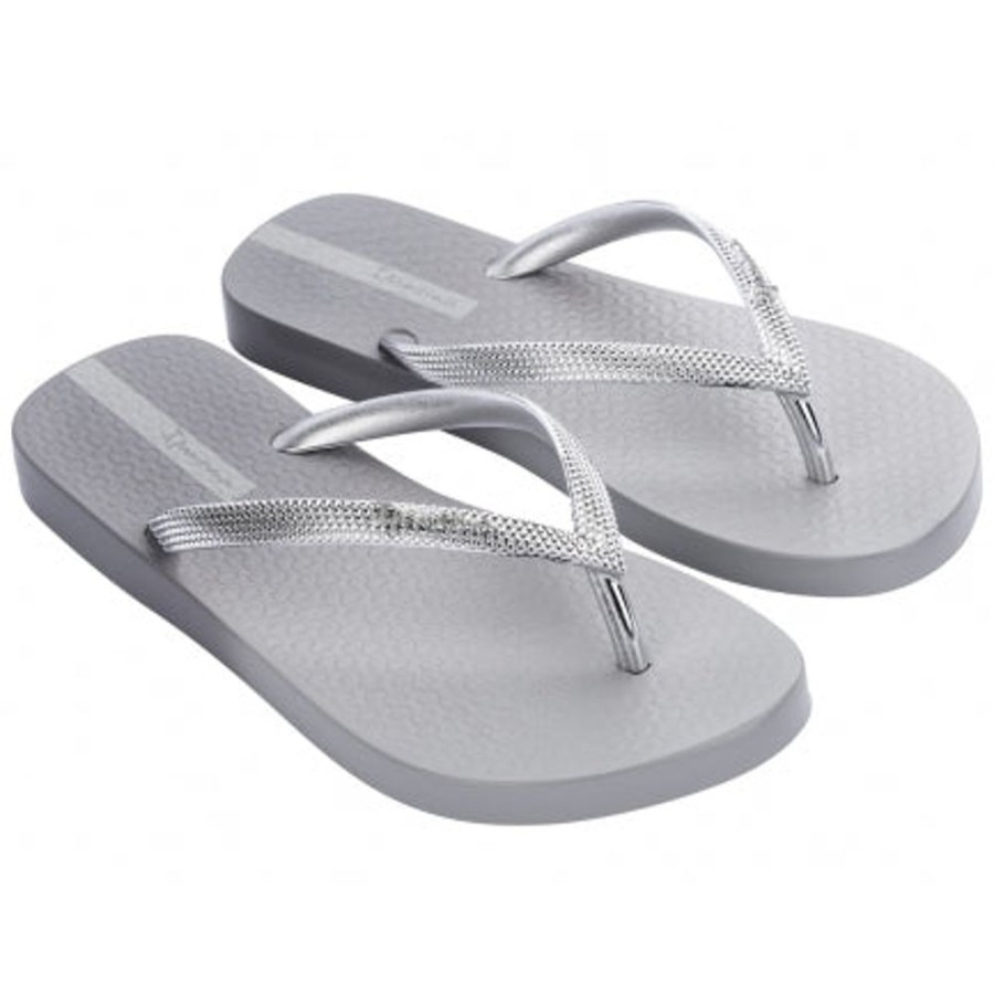 Novo Shoes Ipanema Ipanema | Novo Women'S Blush Fem Grendene Silver