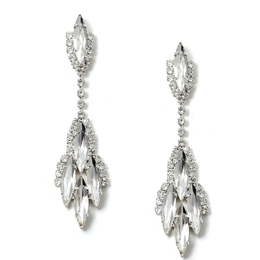 Jewellery Trestina Drop | Aanie - Drop Earrings Crystal