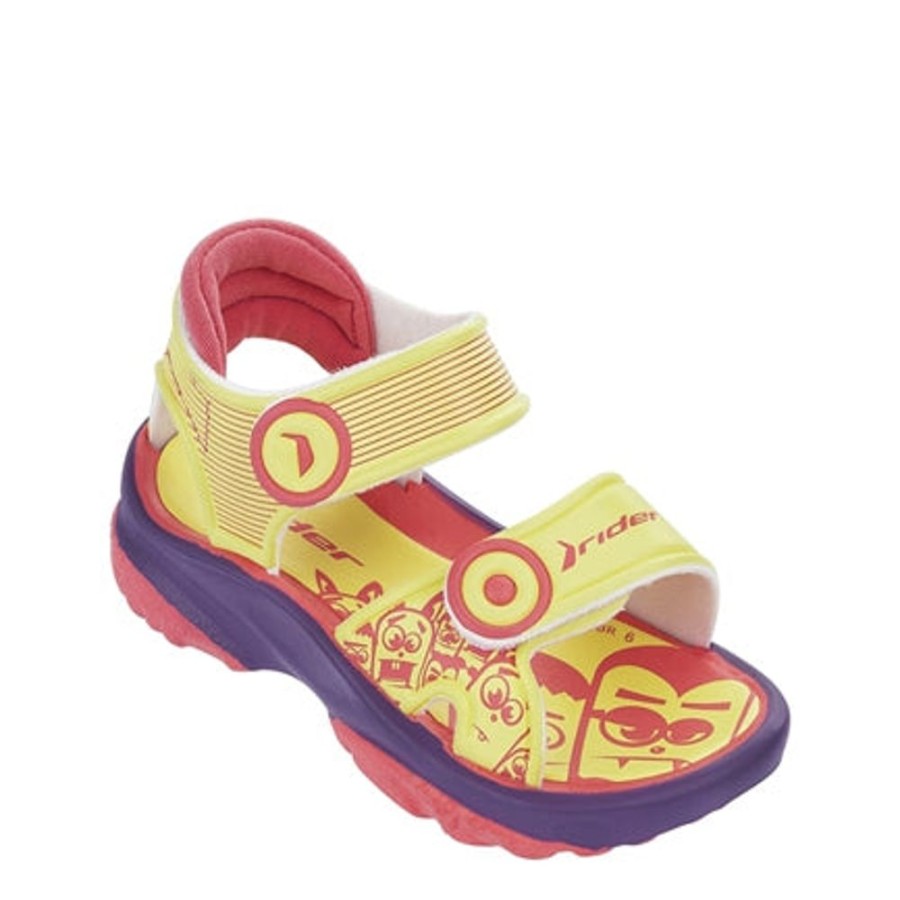 Novo Shoes Ipanema Kids Ipanema Kids | Novo Women'S K2 Twist Baby Grendene Yellow/Pink