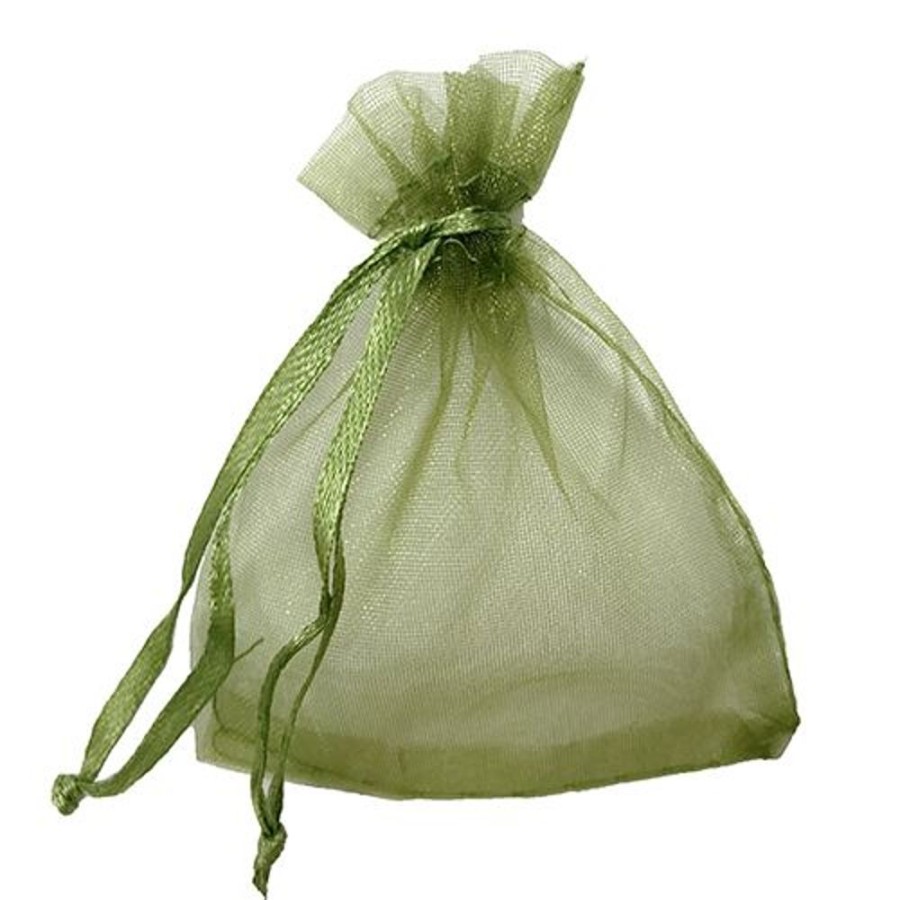 Organza Bags Trestina | Organza Bags (10Pcs) Dark Green