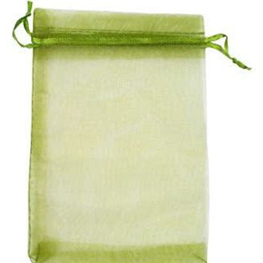 Organza Bags Trestina | Organza Bags (10Pcs) Dark Green