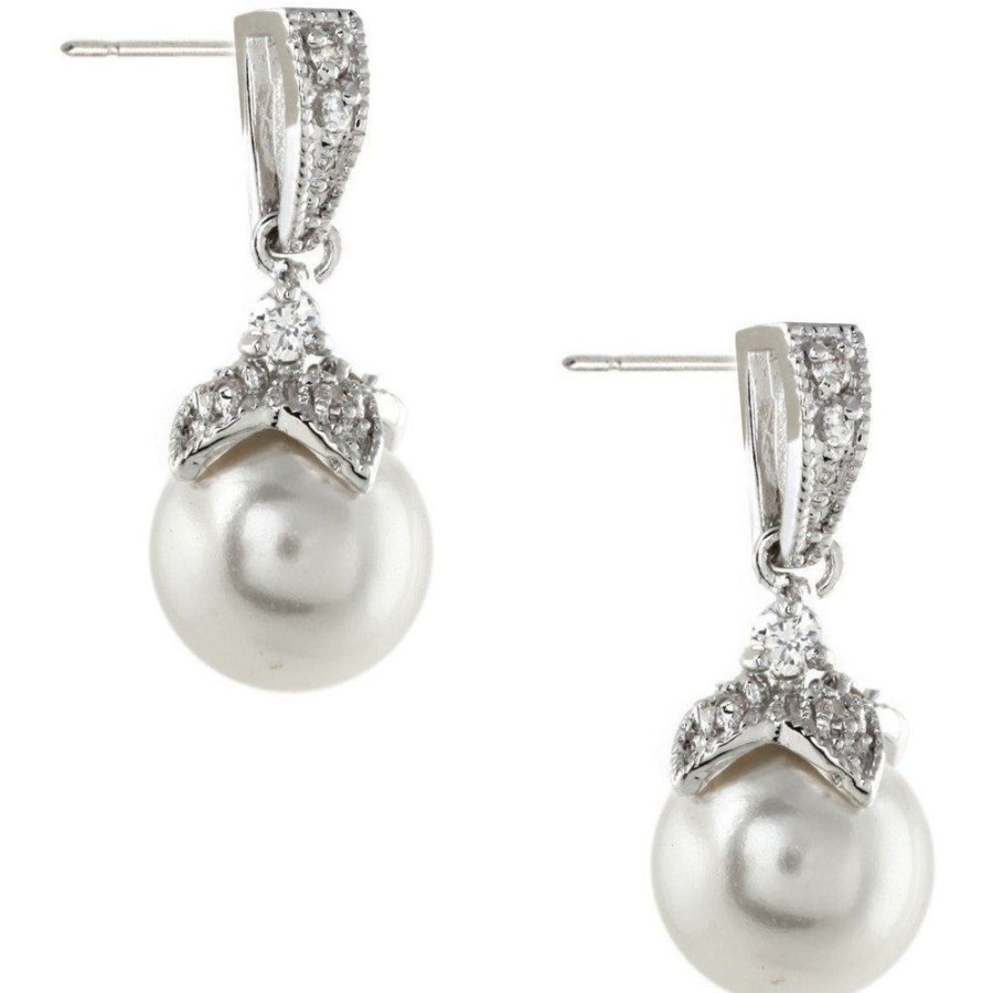 Jewellery Bridal Drop | Ashlyn - Drop Earrings Silver