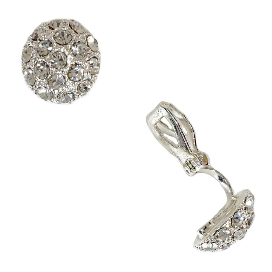 Jewellery Trestina Clip Ons | Abrianna - Clip On Earrings Silver