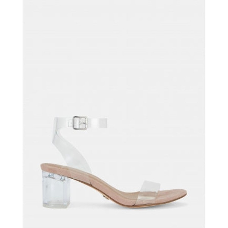 Novo Shoes Novo Strappy Low Heels | Novo Women'S Ultimate Strappy - Low Heel Clear