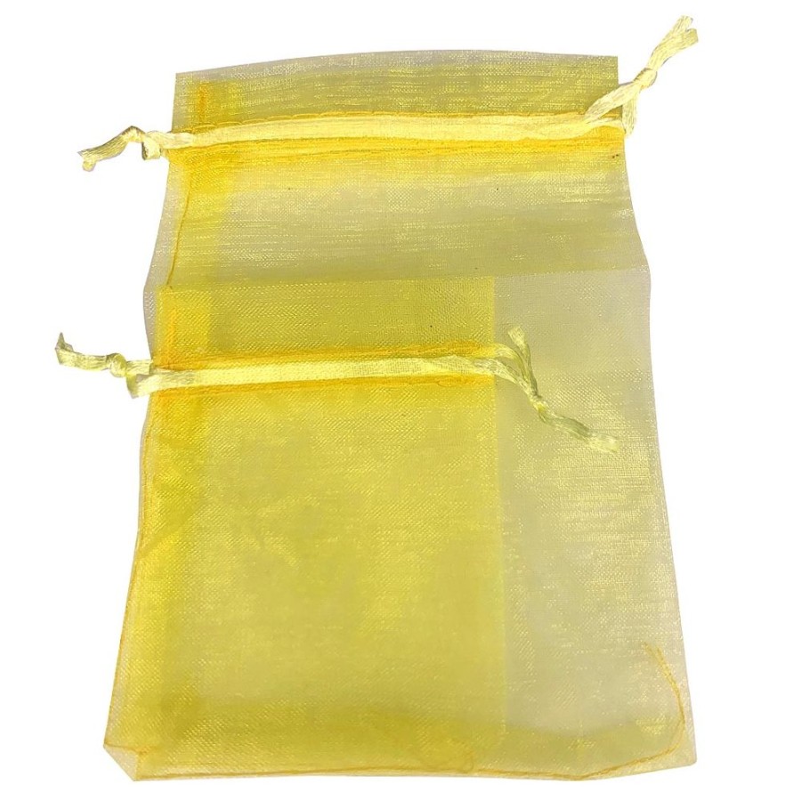 Organza Bags Trestina | Organza Bags (10Pcs) Yellow