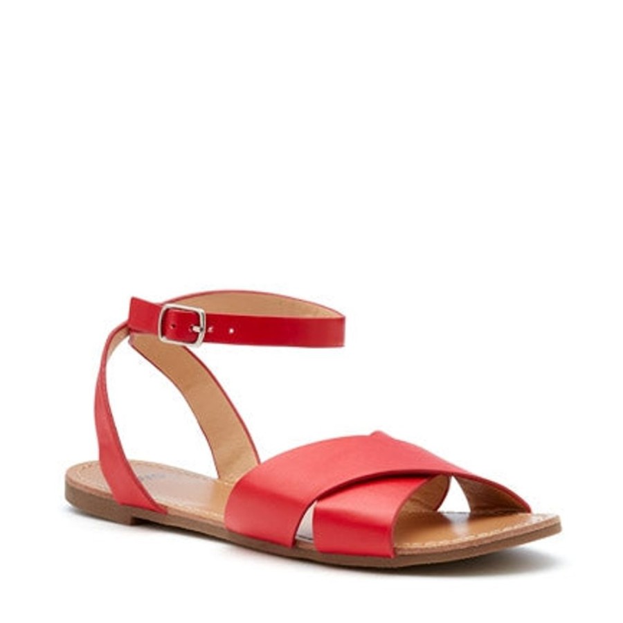 Novo Shoes Novo Strappy Sandals | Novo Women'S Tavia Sandals Poppy