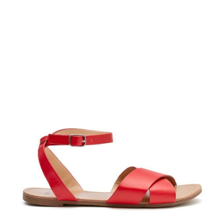 Novo Shoes Novo Strappy Sandals | Novo Women'S Tavia Sandals Poppy