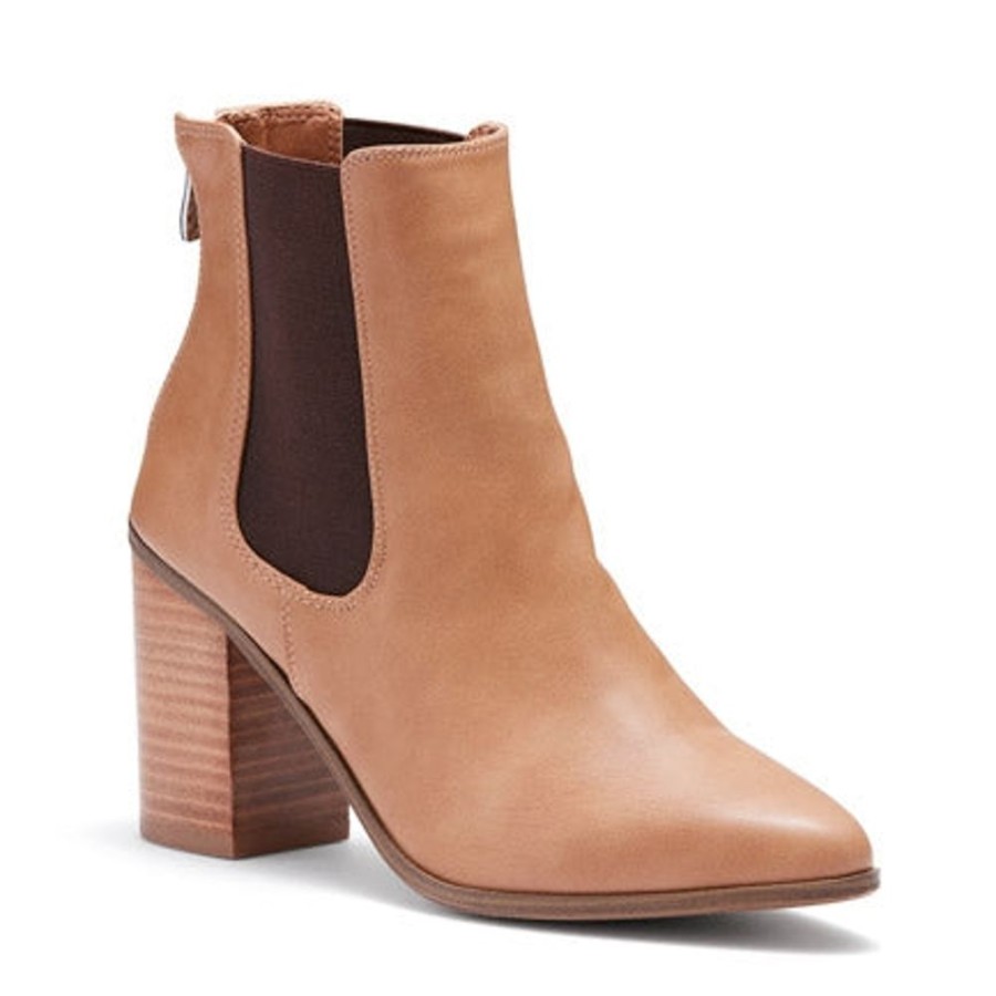 Novo Shoes Novo Leather Boots | Novo Women'S Kenna Boots Camel