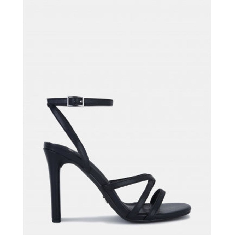 Novo Shoes Novo Strappy High Heels | Novo Women'S Mirella Strappy - High Heel Black