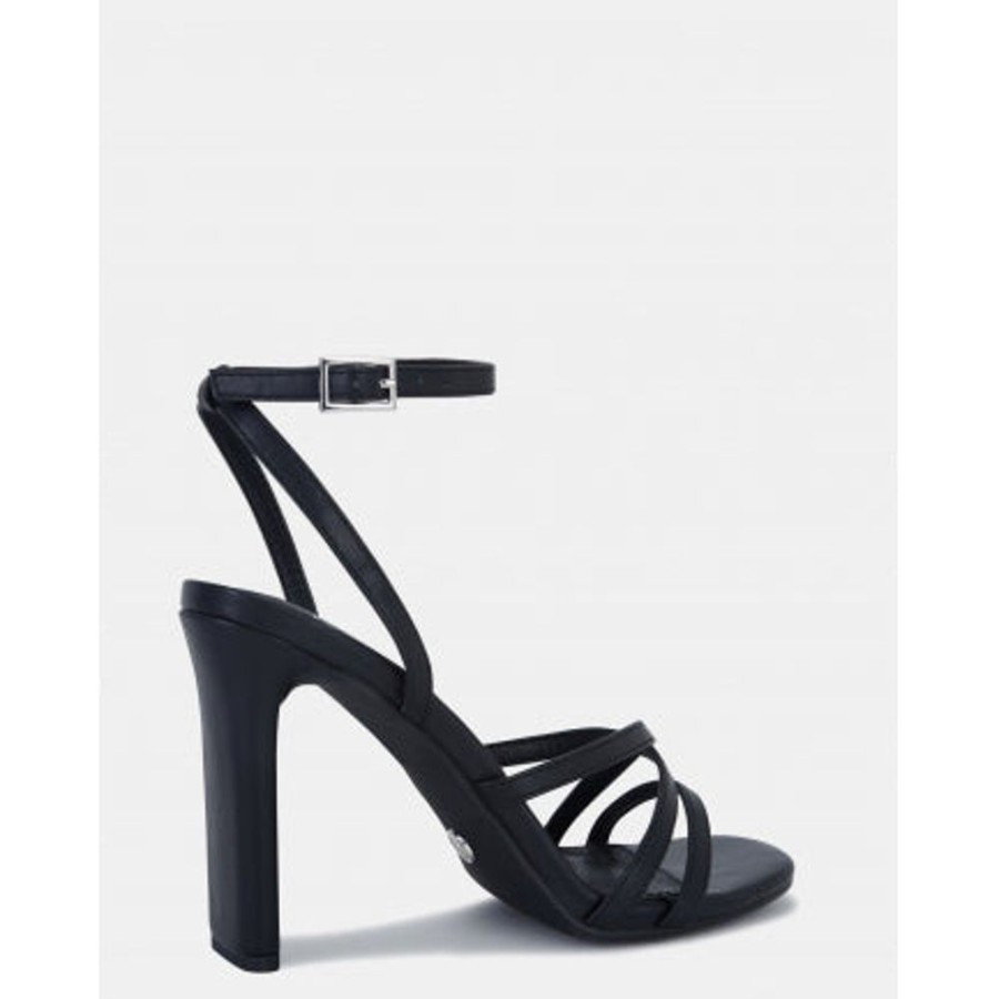 Novo Shoes Novo Strappy High Heels | Novo Women'S Mirella Strappy - High Heel Black