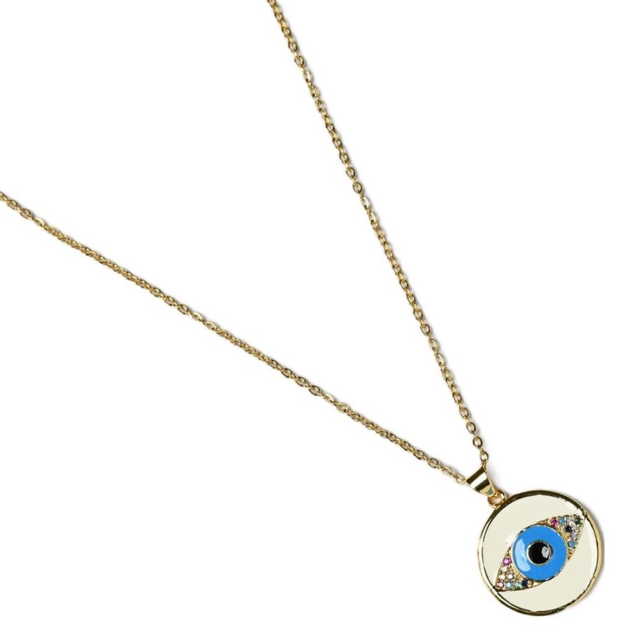 Jewellery Trestina Greek Evil Eye Mati Bracelets | Yahaira - Evil Eye Mati Nazar Necklace