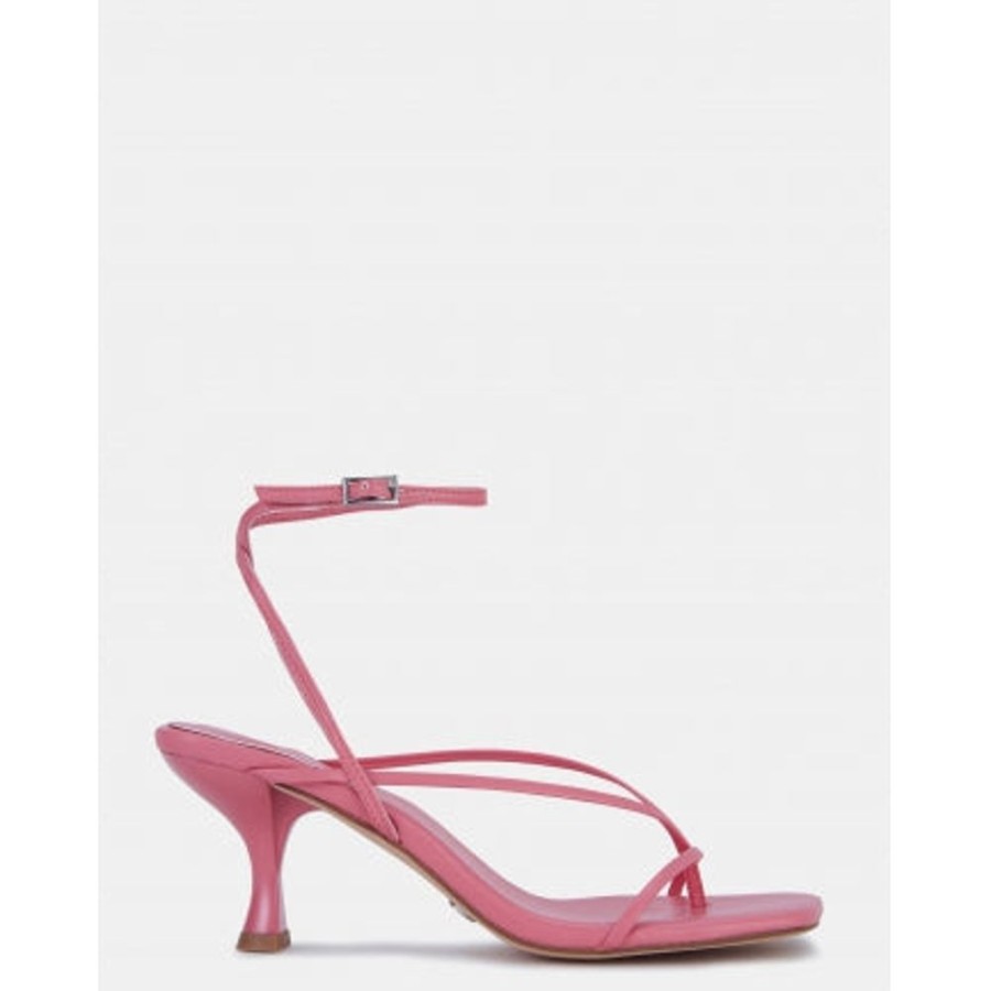 Novo Shoes Novo Strappy Low Heels | Novo Women'S Umbrella Strappy - Low Heel Rose Petal