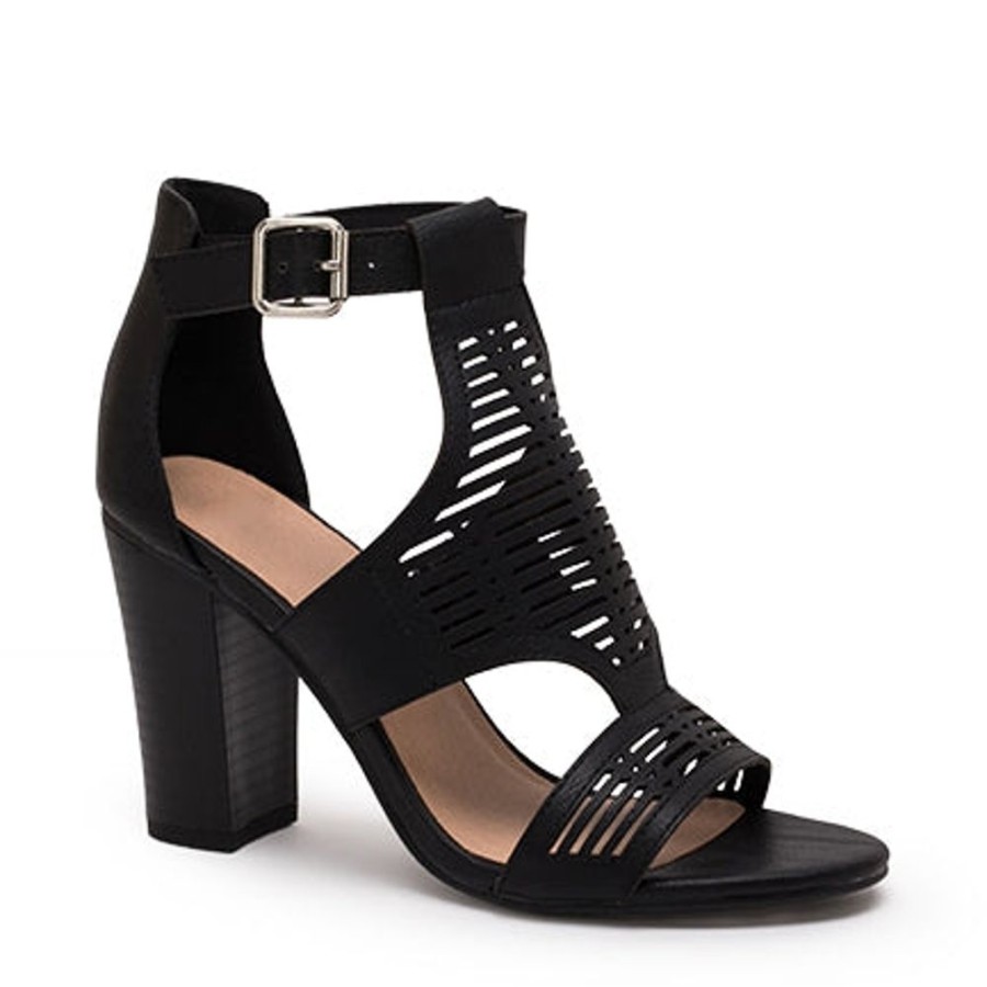 Novo Shoes Novo Strappy High Heels | Novo Women'S Franky Strappy - High Heel Black