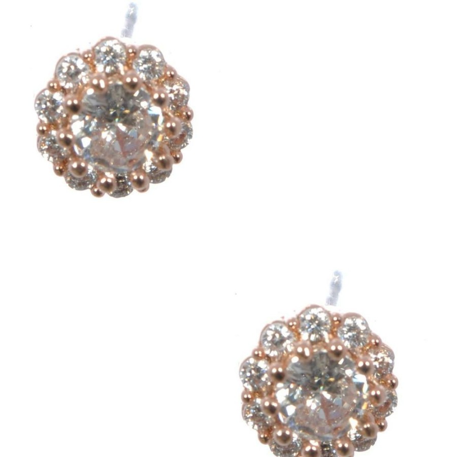 Jewellery Bridal Studs | Anne - Stud Earrings Rose Gold