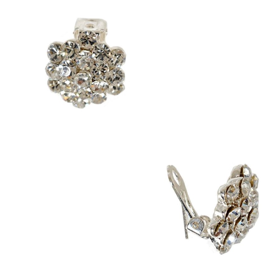 Jewellery Trestina Clip Ons | Adallyn - Clip On Earrings Silver