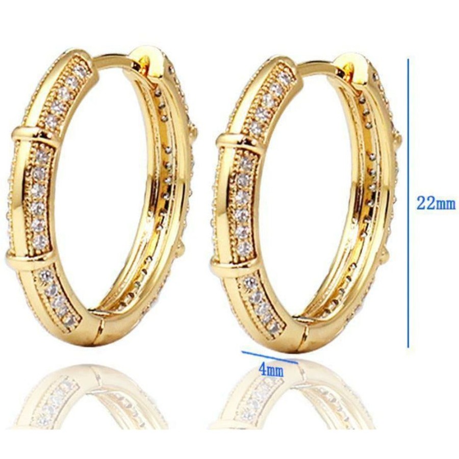 Jewellery Trestina Hoops | Armani - Hoop Earrings Gold