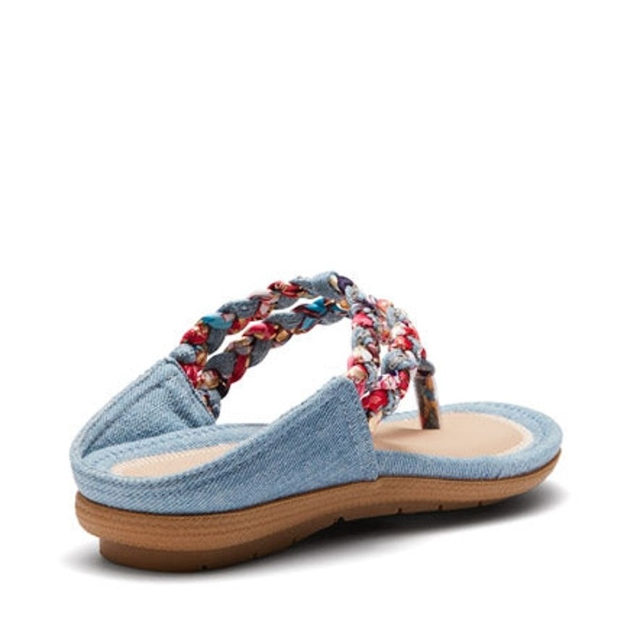 Novo Shoes Novo Thongs | Novo Women'S El Pesathongs Denim