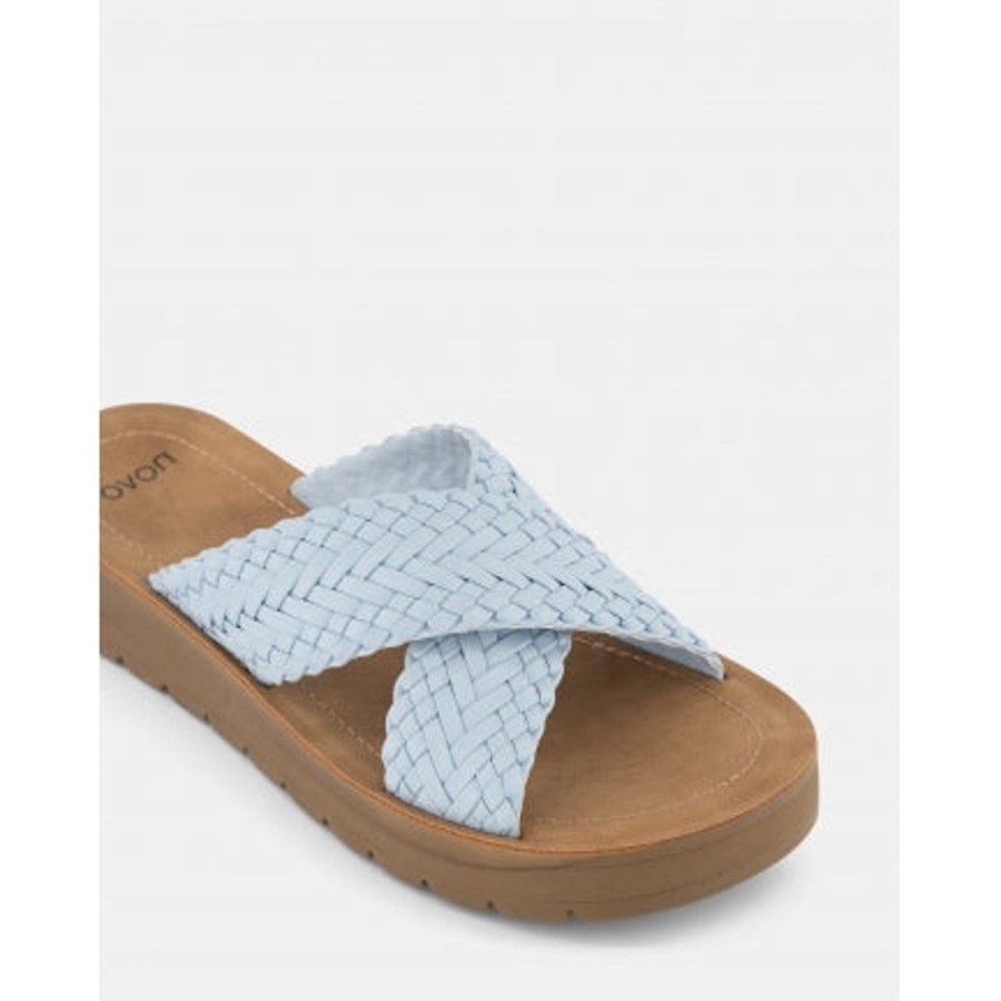 Novo Shoes Novo Thongs | Novo Women'S Sintathongs Soft Blue