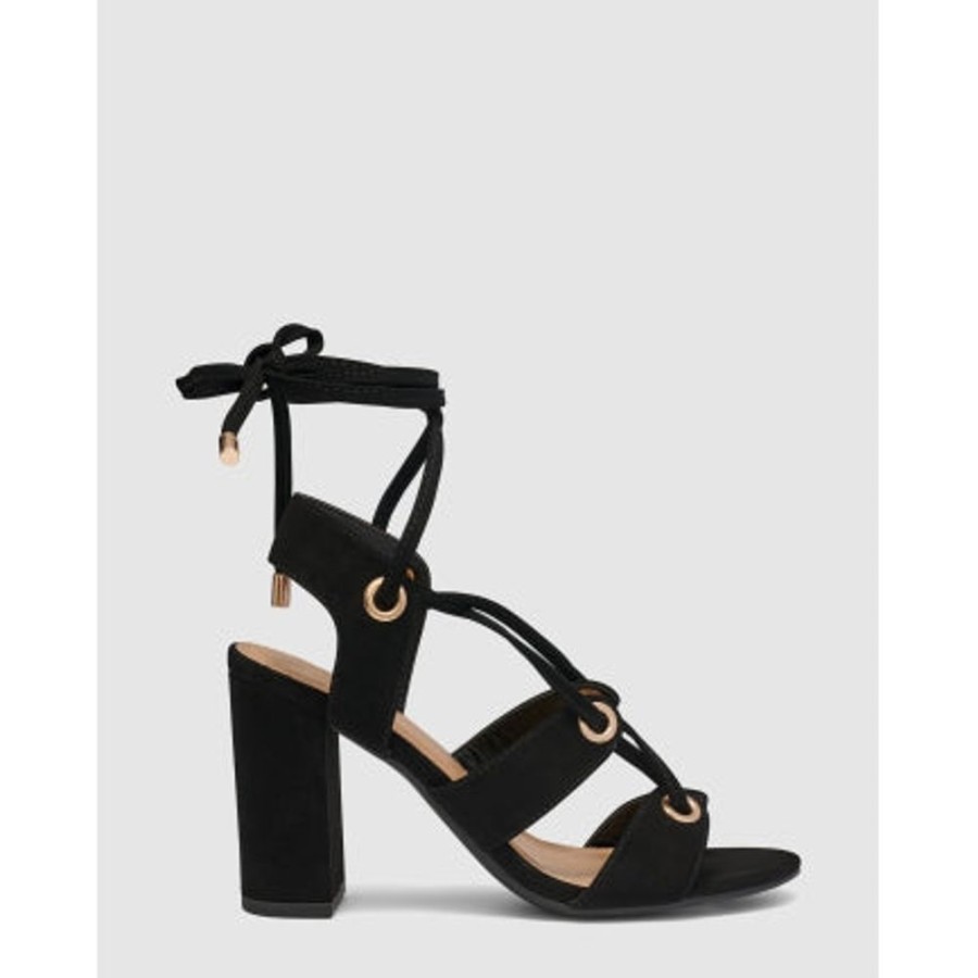 Novo Shoes Novo Strappy High Heels | Novo Women'S Museum Strappy - High Heel Black