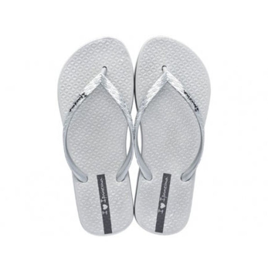 Novo Shoes Ipanema Ipanema | Novo Women'S Glaam Grendene Silver