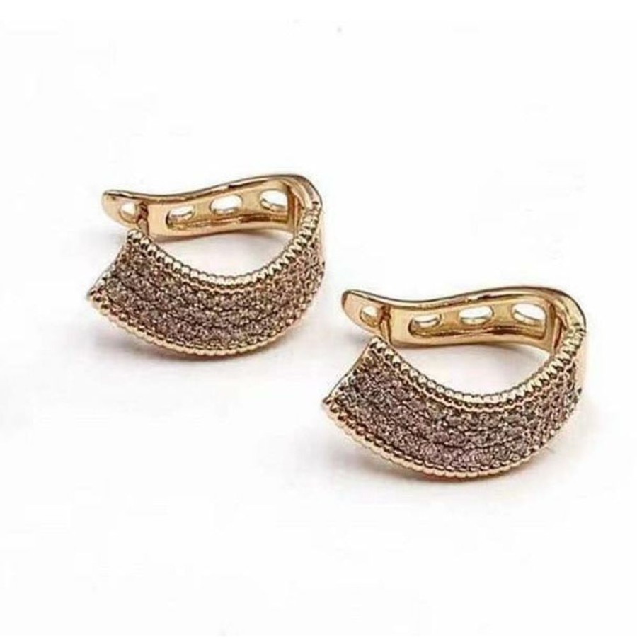 Jewellery Trestina Studs | Abeetal - Hoop Earrings Gold