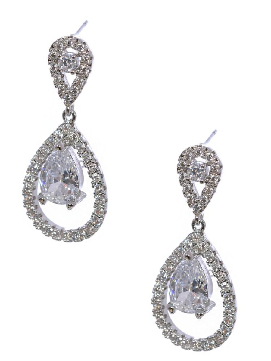 Jewellery Trestina Drop | Astra - Drop Earrings Silver