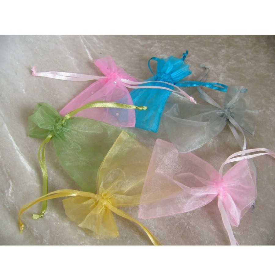 Organza Bags Trestina | Organza Bags (100Pcs) Mixed Colour