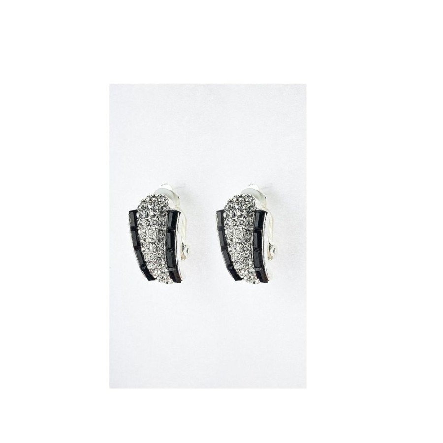 Jewellery Trestina Clip Ons | Amara - Hoop Earrings Silver