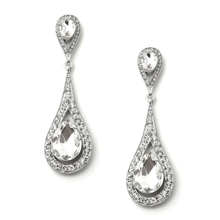 Jewellery Trestina Drop | Azalea - Drop Earrings Silver