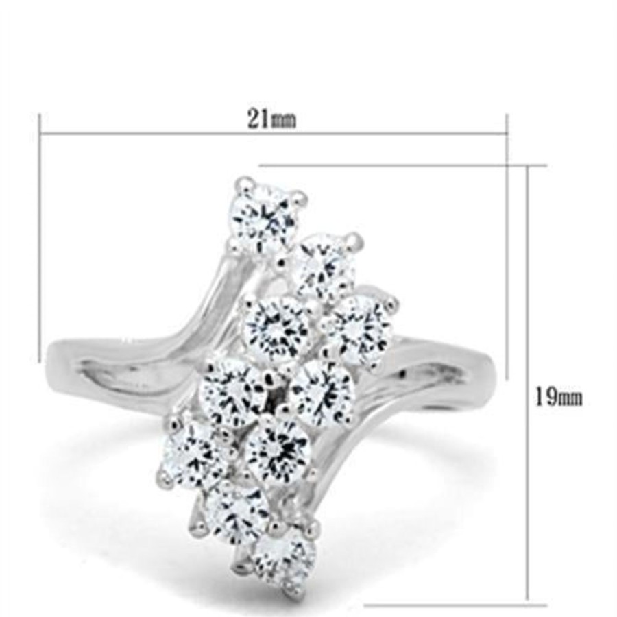 Jewellery Trestina | Deborah - 925 Sterling Silver Cubic Zirconia Ring