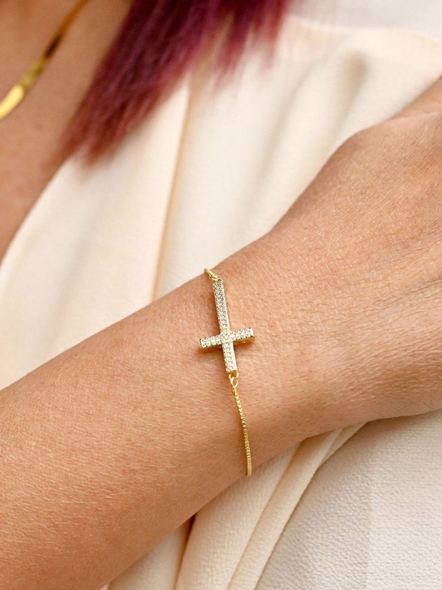 Jewellery Trestina Cross Bracelets | Bianca - Cross Bracelet