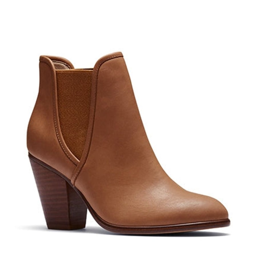 Novo Shoes Novo Leather Boots | Novo Women'S Nash Boots Tan