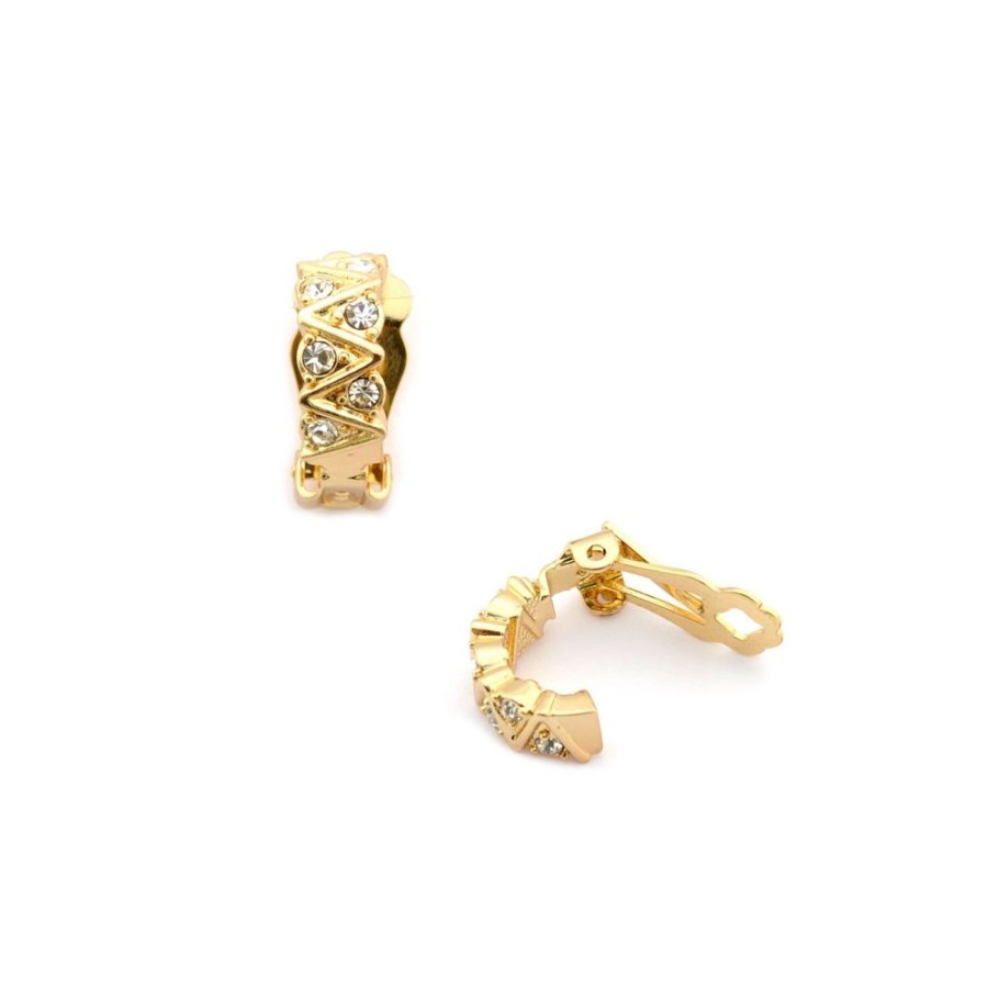 Jewellery Trestina Clip Ons | Aubrey - Clip On Earrings