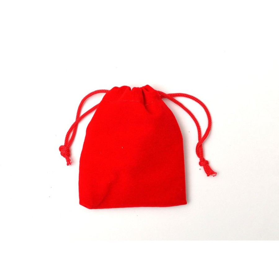 Organza Bags Trestina | Velvet Organza Bags (10Pcs) Red