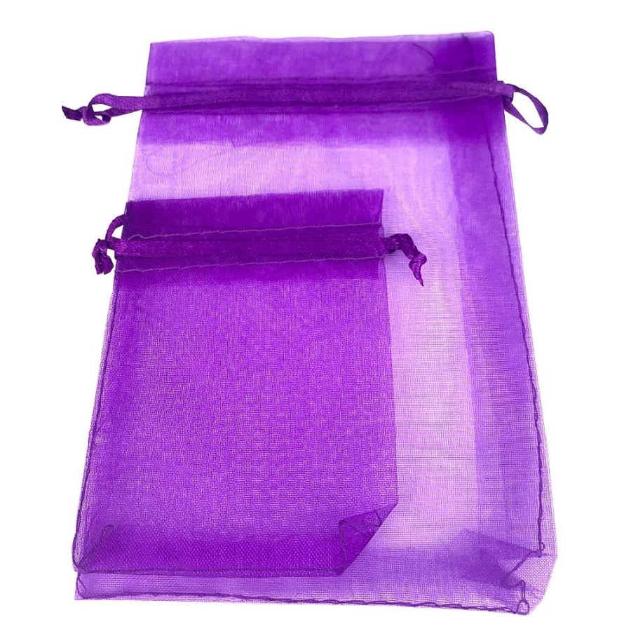 Organza Bags Trestina | Organza Bags (10Pcs) Dark Purple